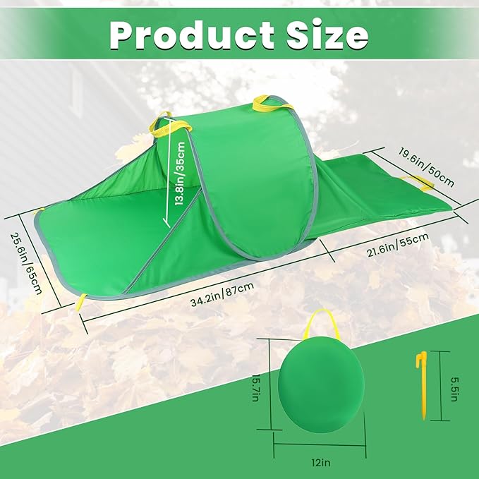 Leaf Collector, Foldable Portable Leaf Bags, Reusable Yard Garden Bags for Leaves, Grass, Lawn Trash
