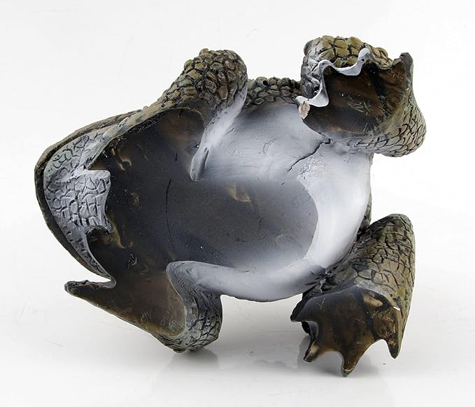 Resin Frog Toad Statues Garden Sculptures, Yard Art Decorations for Outdoor Gardens, Patios, Lawns, Floating Pond Figurine