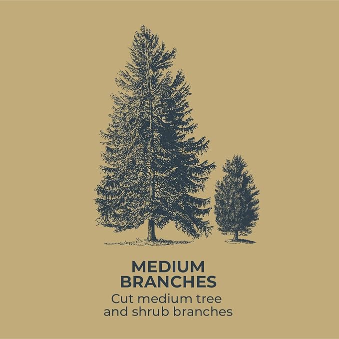 Woodland Tools Regular Duty Lopper – 28 Inch Manual Branch Cutter with Bypass Blade and Non Slip Grip – Lightweight Tree Trimmer for Gardening, Shrubs, and Small Branches