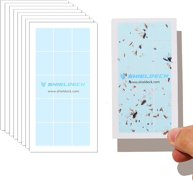 BuzzTrap Refills - 8-Pack Sticky Pads - Indoor Flying Insect Trap - Plug-in Fly, Fruit Fly, Gnat, and Mosquito Trap (8 Refills - No Device)