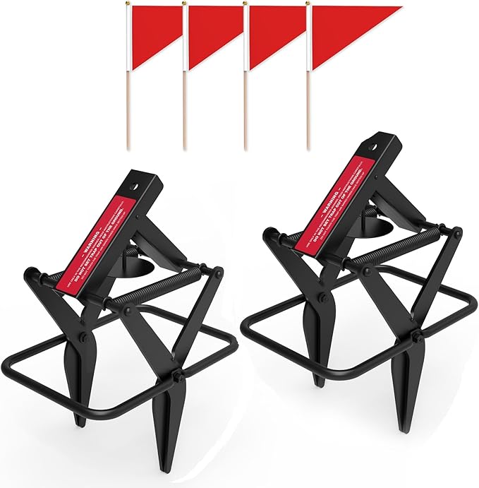 Mole Traps, Black Galvanized Steel Scissor Trap, Reusable Mole Gopher Traps, Mole Killer, Galvanized Steel Mole Scissor Trap, Ground Mole Trap for Lawns, 2 Pcs (Black)