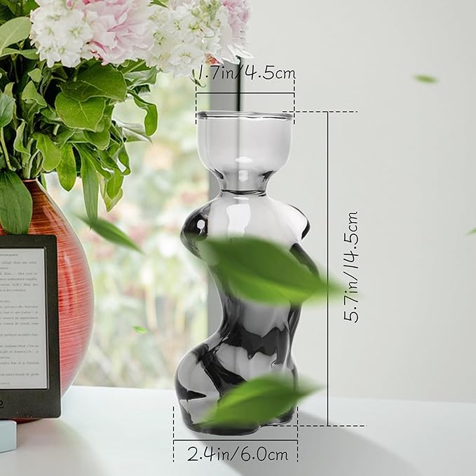 Propagation Vases for Plants Plant Propagation Jars Unique Body Avocado Vase Glass Planter Perfect for Seed Starting Water Rooting and Home Decor Gift for Father