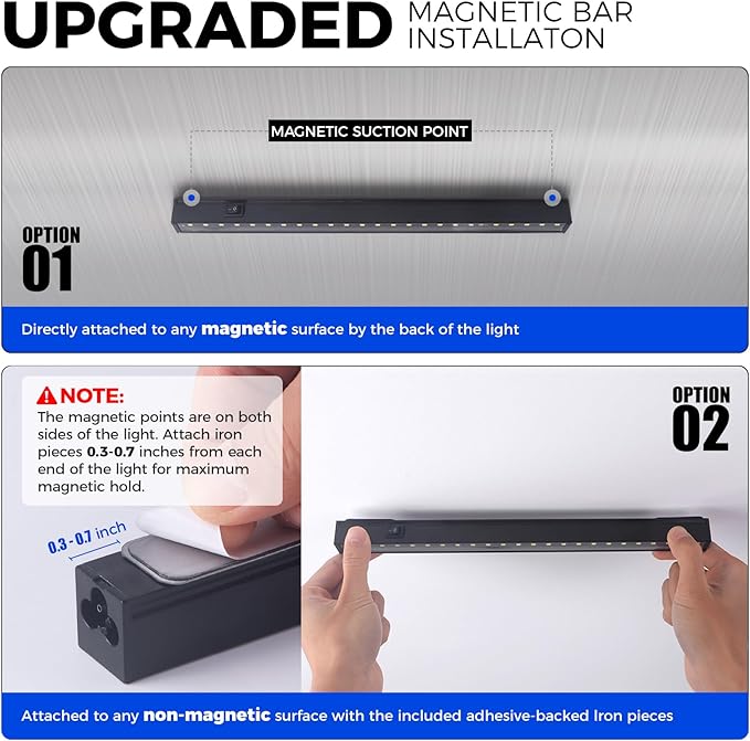 Barrina T5 Grow Light, LED Grow Lights with Black Cover, Full Spectrum Grow Light Strips, 1ft Pinkish White Plant Lights for Indoor Plants, Greenhouses, Plant Displays, Linkable Design, 8 Packs