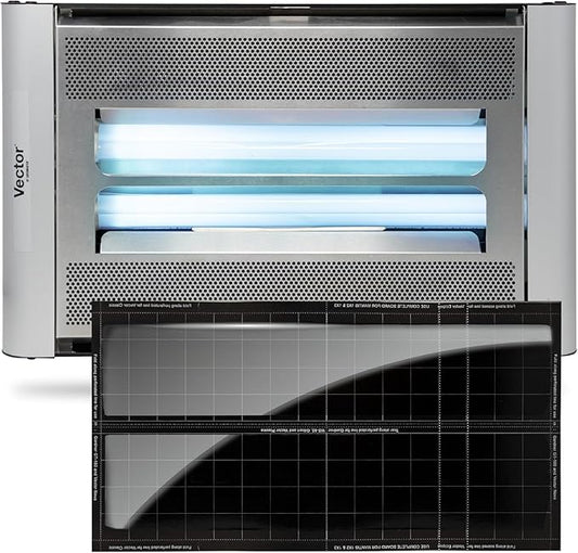 Catchmaster Vector Plasma Screened Light Trap, UV Light Fly Traps, Gnat Traps for House Indoor, Shatterproof Bulbs, UV Lamp Insect Killer, Bug Light for Commercial Kitchen, Warehouse & Restaurants