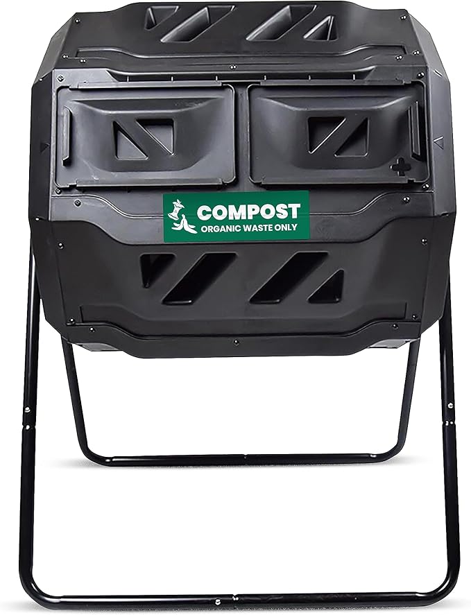 Compost Sticker - Organic Waste Only Bin Label - 3-5 Year Indoor/Outdoor Rated - Heavy Duty, Weather Proof, Ultra Durable - USA Made (6x2 inch), 4 Labels