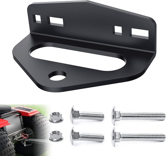 Zero Turn Mower Trailer Tow Hitch，Heavy Duty Steel Lawn Trailer Mount，Compatible with Many Models Lawn Mower, Tractor, Golf Cart, ATV Etc