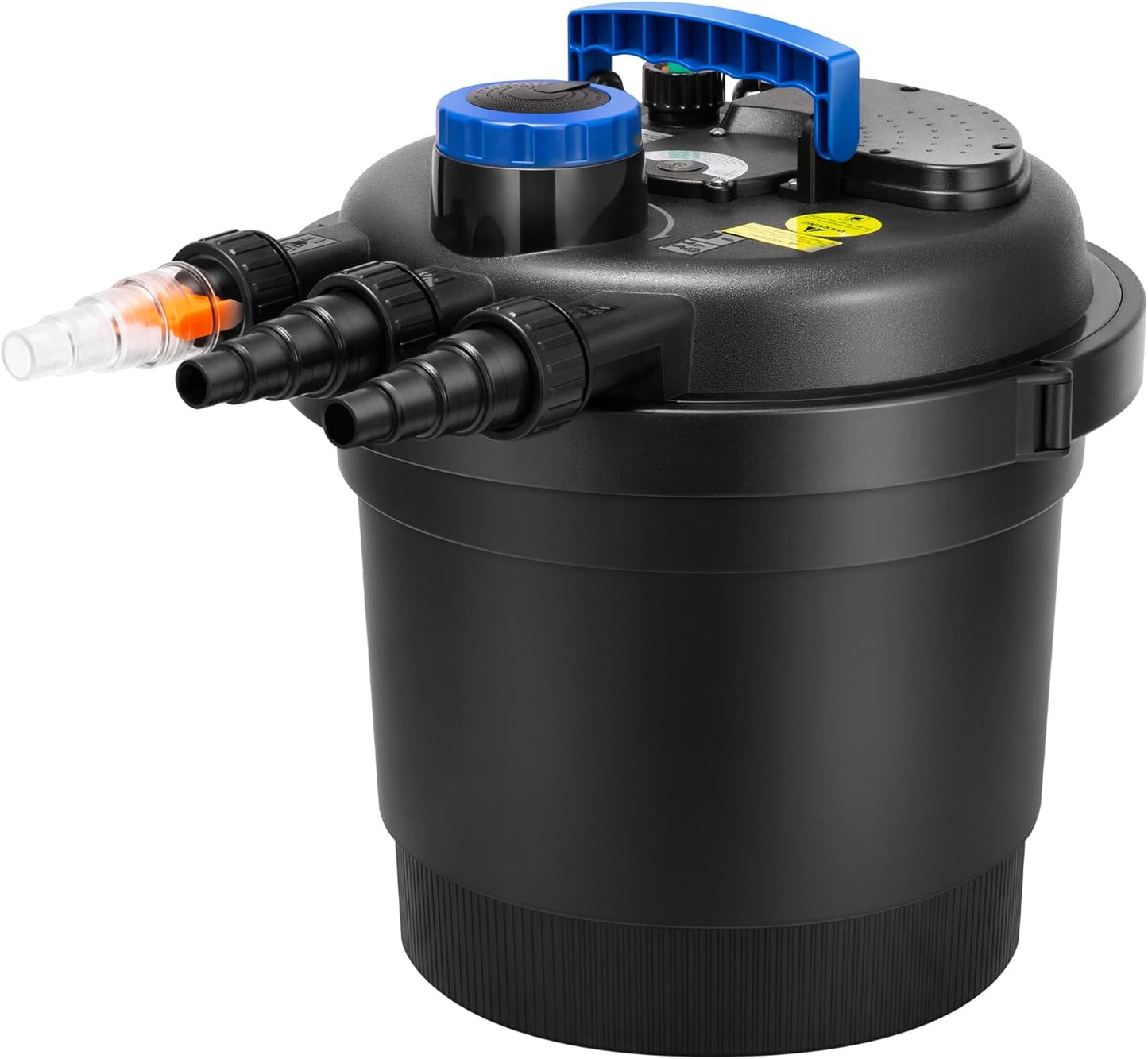 VIVOHOME Bio Pressure Pond Filter with 13W Light, Max. Flow 2380GPH Suitable for Koi Ponds up to 800 Gallons or Ornamental Ponds up to 1600 Gallons