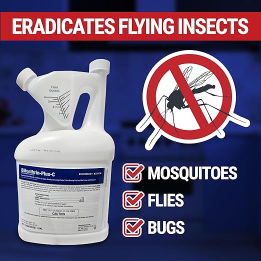 Insecticide (1 Gal) - Roach Killer Indoor Infestation, Termite Treatment, Ant Control & Wasp Spray - Home Defense Pest Control, Residential, Commercial, and Industrial Use