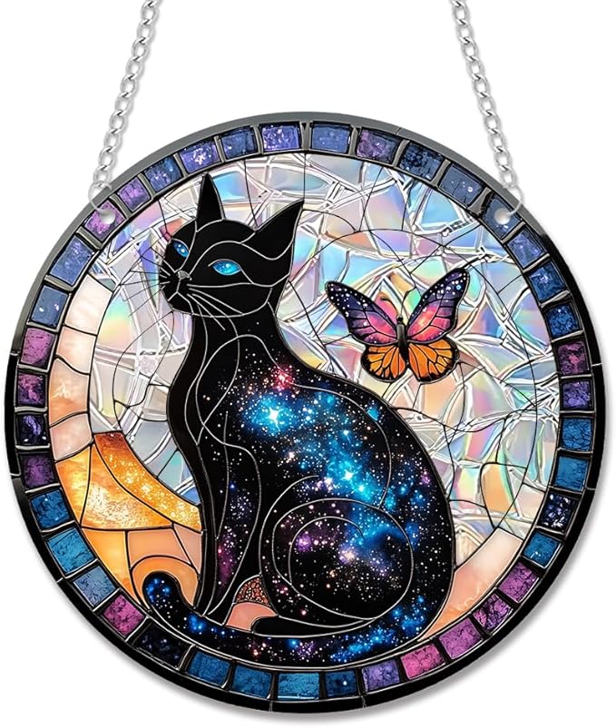 Sun Catchers Indoor Window, Acrylic Rainbow Suncatcher Window Hanging Decoration for Living Room Bedroom Summer Home Balcony Ornaments Decoration