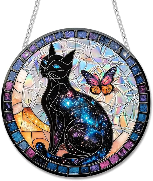 Sun Catchers Indoor Window, Acrylic Rainbow Suncatcher Window Hanging Decoration for Living Room Bedroom Summer Home Balcony Ornaments Decoration