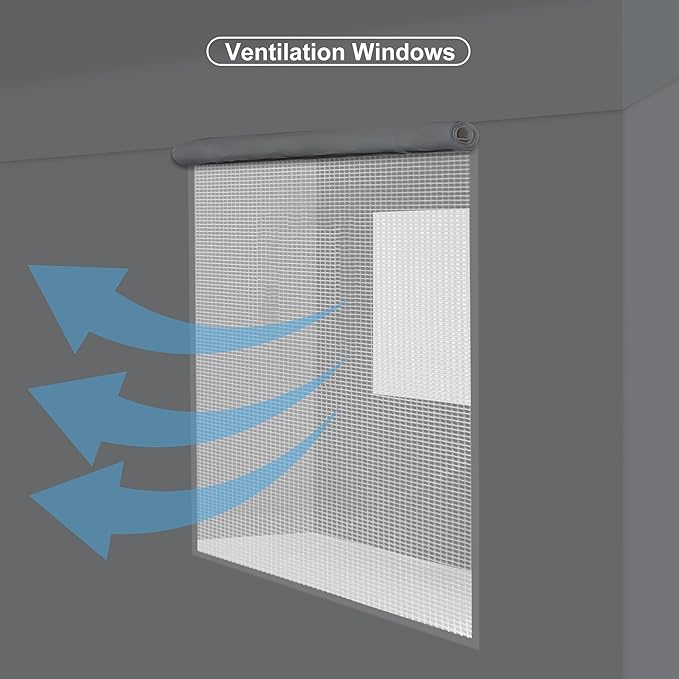 Carport,10x20 Heavy Duty Carports, Canopy, Garage, Metal Shed, with 4 Roll-up Ventilated Windows, Outdoor, Storage, Car, Boat,10x20 Grey