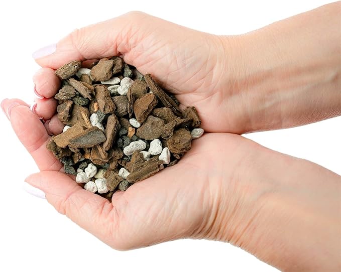 Premium Bonsai Soil All Purpose Fast Draining Mix - Pumice, Lava, Calcined Clay and Pine Bark Potting Pre Mixed Bonsai Plant Soil Mixture by GARDENERA - Made in USA - (4 Quart Bag)