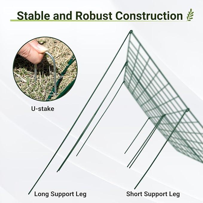 Cucumber Trellis for Raised Bed, 48" L x 48" W Garden Trellis for Climbing Plants Outdoor with Support Structures, A Frame Trellis for Climbing Vegetables Peas, Vine, Bean