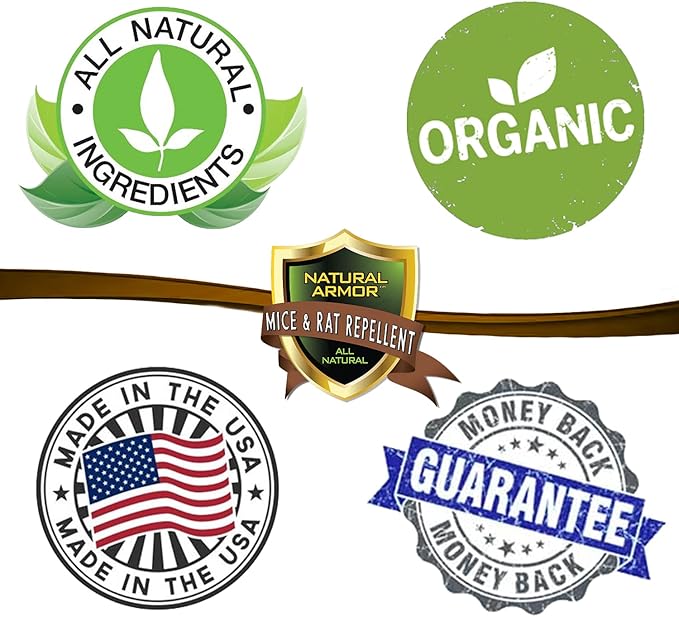 Mice & Rat Repellent. Peppermint Repellent for Mice/Mouse, Rats & Rodents. Natural Spray for Indoor & Outdoor Use. 128 OZ Gallon Refill Ready to Use