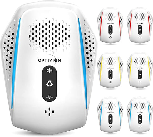 Ultrasonic Pest & Mouse Repeller, 2025 Upgraded Plug-in 6 Pack - Indoor Spider & Roach Repellent, Dust Mite Removal Plug - Indoor Pest Control for Home,Kitchen,Garage,Bedroom,Warehouse,Basement,Attic