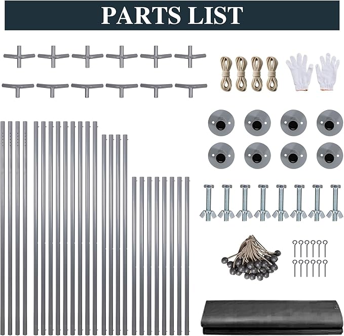 Shintenchi Carport 10' x 20' Heavy Duty Portable Garage, Carport Canopy with Side-Opening Door & Roll-Up Windows, Car Canopy for Truck,Car,Boat,Grey