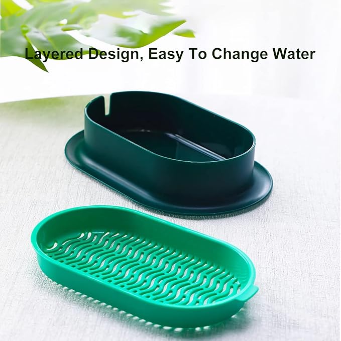 Cat Grass Planter (No Seeds Included) Wheatgrass Planting Trays Hydroponic Cat Grass Growing Kits for Indoor Cats Soilless Organic Nursery Box Pet Grass Pot (F)