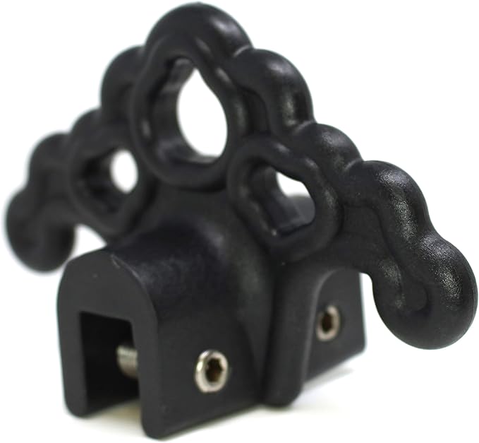 JSP Manufacturing Plastic Roof Ice Guard Snow Guard Snow Stops for Standing Seam Metal Roofing - Multi-Color/Multi-Pack Listing (20, Black)