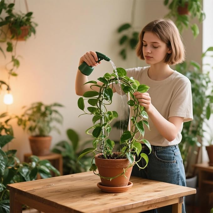 2PCS Clear U-Shaped Clear Acrylic Trellis, Plant Support Hoya Trellis for Climbing Plants Indoor, U-Shaped Acrylic Planting Trelliings for Potted Plants,Climbing Plantings,Plant Supports