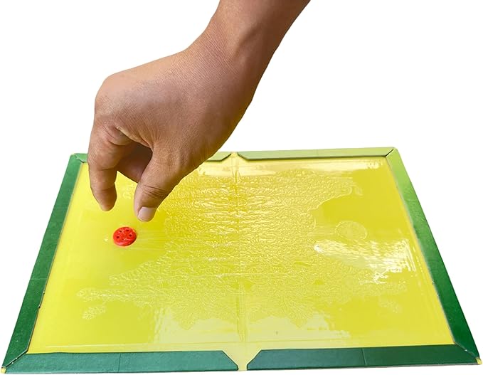 Mouse & Rat Glue Traps -12 Pack Large Strong Adhesive Pest Control Boards for Rodents, Cockroach, and Insects - Safe, Non-Toxic Sticky Traps for Home and Commercial Use (881, 12)