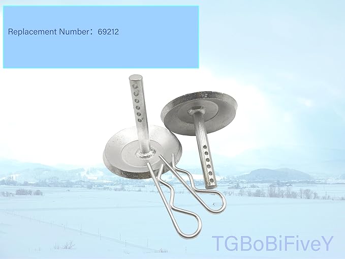 2Pack 69212 Snow Plow Skid Shoe Blade Protector Skid Shoe for ATV UTV Polaris K-Plow Nos Hardened Steel Snow Plow Non-Slip Base