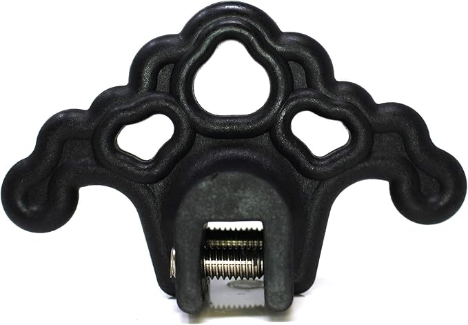 JSP Manufacturing Plastic Roof Ice Guard Snow Guard Snow Stops for Standing Seam Metal Roofing - Multi-Color/Multi-Pack Listing (20, Black)