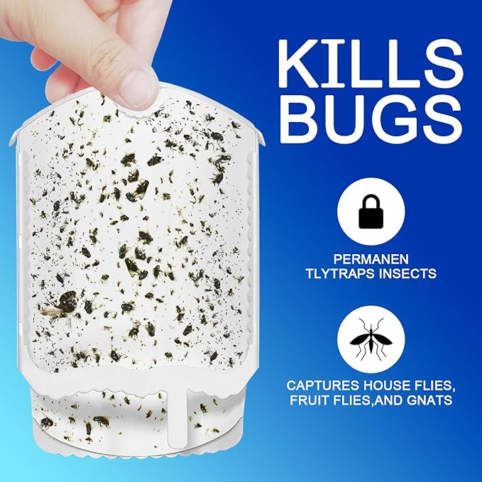 16 Pack Flying Insect Trap Refills Compatible with Zevo Flying Insect Trap M364 and Max, Safe with Kids & Pets