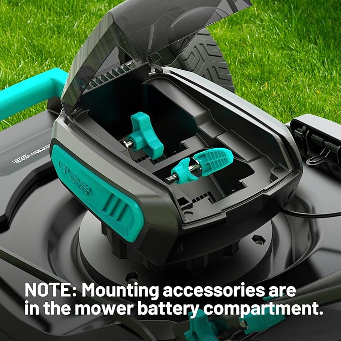 2 * 20V 21 inch Self-Propelled Lawn Mower Cordless, 3-in-1 Brushless Electric Lawn Mower with 6-Position Cutting Height Adjustment, 2 * 8.0Ah Battery & Dual Charger Included