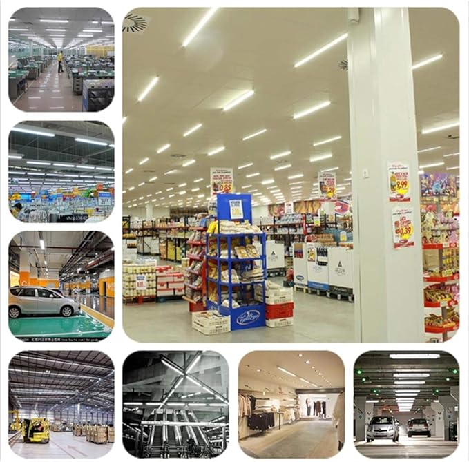 65W T8 V Shaped 8FT LED Tube Light 270 Angle, Single Pin FA8 Base 7800LM 6000K Cool White, 8 Foot Double Side (150W LED Fluorescent Bulbs Replacement),Dual-Ended Power AC 85-277V 12 Pack