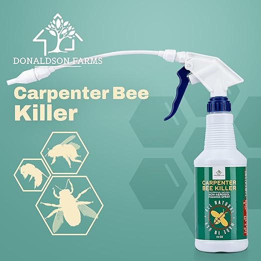 All-Natural Foaming Spray - Carpenter Insect Bee Killer - Reliable Defense for All Kinds of Insects, 16 oz