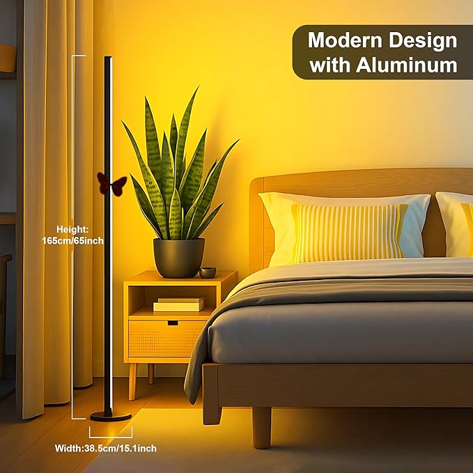 Plant Grow Lights Indoor – 64.5'' Tall Full Spectrum Plant Growing Lamps with 660nm, 3000K & 6000K LEDs, 36W Grow Lights for Indoor Plants with Dual Auto Timer (4H/8H/12H) & Remote Control