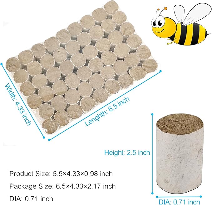108PCS Bee Smoker Pellets, Honeybee Specific Smoke Bombs Pleasant Smell and suitble for Outdoor Use