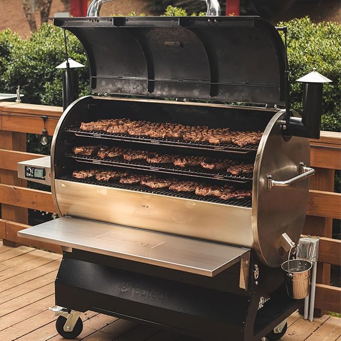 recteq RT-2500 BFG Pellet Smoker Grill, Wi-Fi-Enabled Outdoor Grills & Smokers, Electric Pellet Grill with 2500 Sq In Cook Space, RT-2500 BFG + Grilling Essentials Bundle