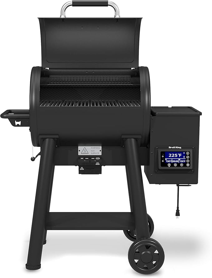 Broil King 493051 Crown Pellet 400 Pellet Grill, Black