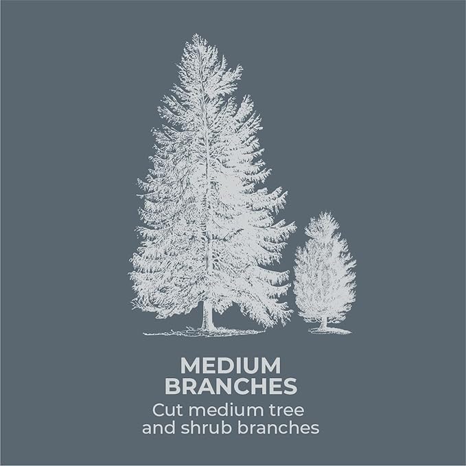 Woodland Tools Duralight Compact Lopper, 16 Inch Anvil Branch Cutter with Gear Assist and Glass-Filled Nylon Handles, Lightweight Tree Pruner for Dry Branches, Tight Spaces, and Everyday Yard Work