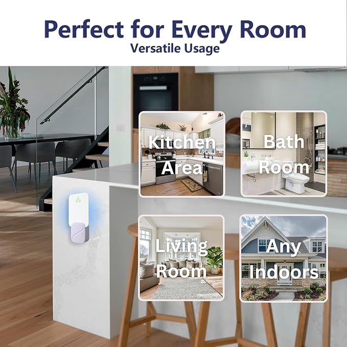 Fruit Fly Traps for Indoors, 2-in-1 Fly Traps Gnat Catcher Flying Insect Traps for Flies, Mosquitoes (2 Devices & 12 Glue Cards)