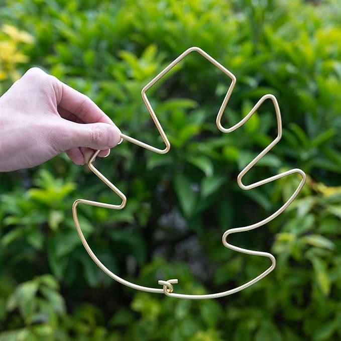 5PCS Durable Monstera Plant Stem Support Stake with Adjustable Leaf Holders - Plant Support Kit for Indoor Botanicals, Cactus Stabilizers, and Turtle Shell Climbers - Ideal for Plant Enthusiasts