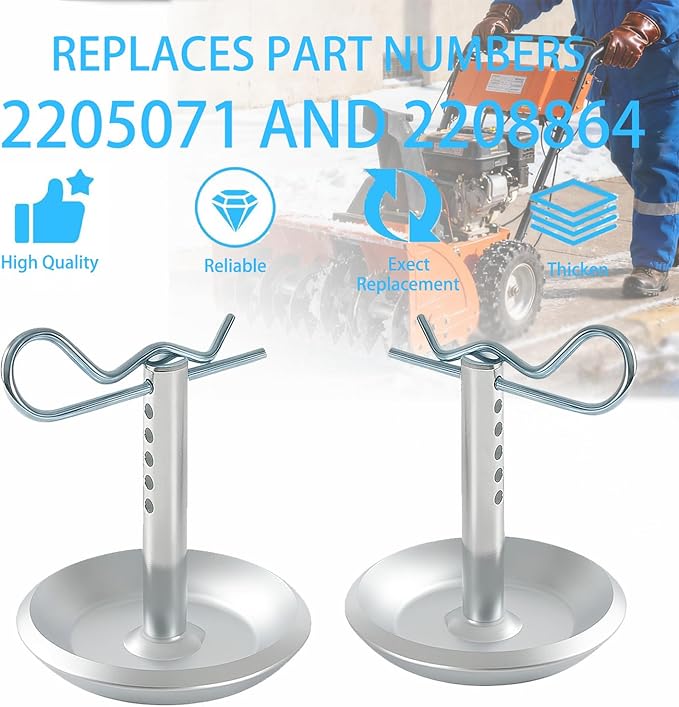 2205071 Heavy Duty Snow Plow Skid Shoes 2208864 2874348 Compatible with Polaris 2014-2020 Ace Sportsman Ranger RZR 570 900 1000 (2/Pack)