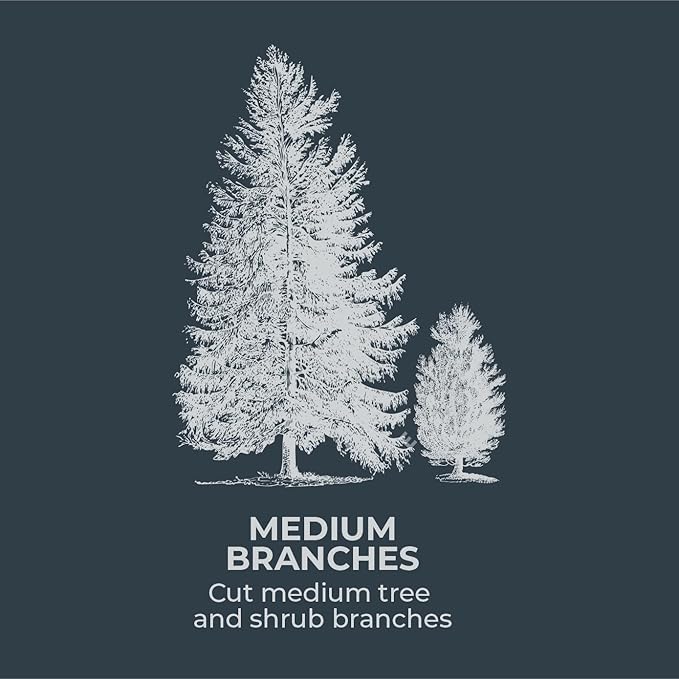 Woodland Tools Super Duty Lopper, 32 Inch Geared Bypass Branch Cutter with Soft Grip Handles, Manual Tree Limb Cutter for Thick Branches, Heavy Yard Work, and Seasonal Pruning