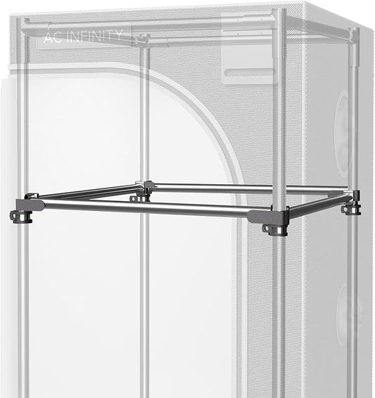 AC Infinity Heavy-Duty Grow Tent Mounting Bars 2x2', High Airflow CFM Kit Prevents Walls from Sucking in, Trellis and Supplemental Lights Mounting for All 2x2 Indoor Grow Tents