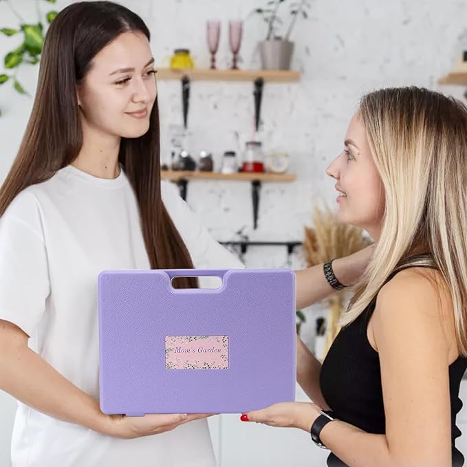 Gardening Gifts for Mom Kit with Purple Flower Print,Garden Hand Tool Set for Women Mothers Day Birthday Gift