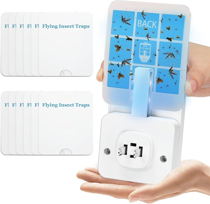 12-Pack Refill Glue Boards for SQWJP Fly and Insect Traps (12 Refill)