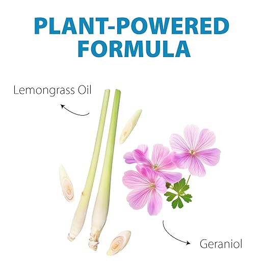 Ant Killer Spray Indoor Outdoor Use - Plant-Based Formula with Lemongrass Oil and Geraniol - Kid & Pet Safe Ant Killer Spray - Natural Ants Repellent and Prevention for Home, Car, & Outdoors