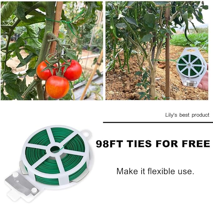 50 Pack 8ft Bamboo Plant Stakes for Wood Garden Sticks，Wooden Plant Supports，Bamboos，Bamboo Trellis，Crafts, More Size Choices 8"/12"/16"//2'/3'/4'/5'/6'/8'