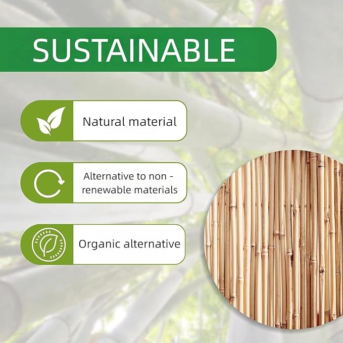 60 Pack 4 Ft Bamboo Stakes for Plant with 100 Twist Ties Bamboo Sticks Plant Support Garden Stakes Poles for Tomatoes Cucumber Grapes Pole Beans Trees Potted Dahlia Flowers