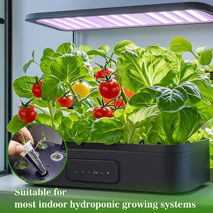 50 pcs Grow Sponges for Hydroponics Compatible with AeroGarden, Hydroponics Growing System Pods, General Hydroponics Rapid Rooter, Starter Plug for Seeds or Cuttings