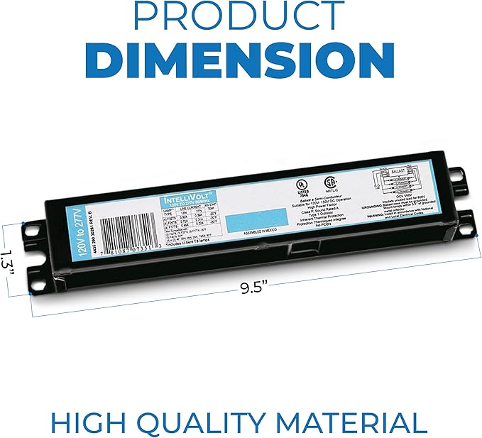 OHLECTRIC (10 Pack) Replacement for ICN-4P32-SC 3 & 4 Lamp T8 Fluorescent Electronic Ballast - 120-277 Volt - Instant Start - UL Approved