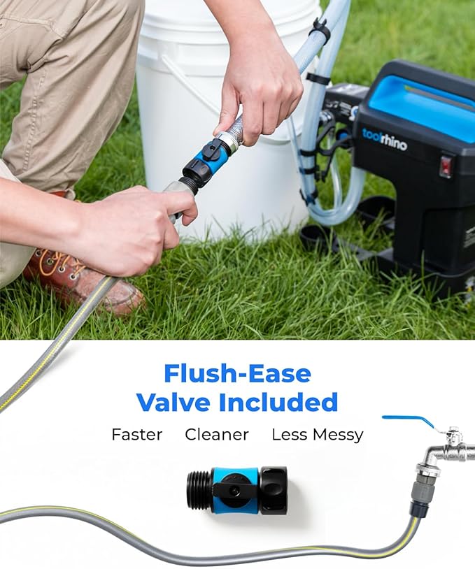 Toolrhino Airless Paint Sprayer for House Painting, DIY Beginners' Choice with Accessories Storage Space, Lightweight Design, Thinning-Free & Quick Clean for 5 Gallon DIY Painting Projects