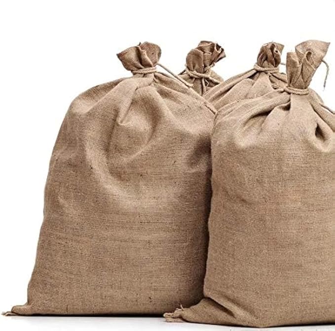Sandbaggy Burlap Bags for Vegetables & Gardening, 22" X 36"- Burlap Sacks Perfect for Kids - Plant Covers - Holds Up to 50lbs - Food Grade (Pack of 10)