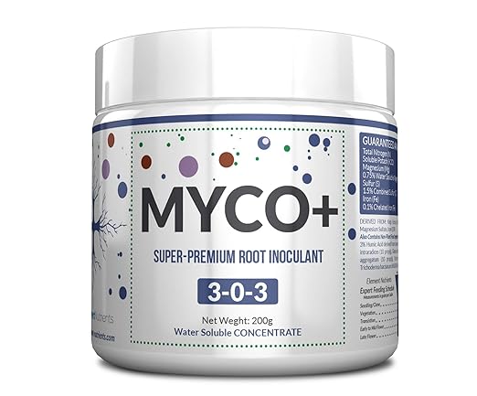 MYCO+ - Mycorrhizae Fungi Powder for Plants and Soil Health, Root Booster for Cuttings, Orchids, Roses, Vegetables, Succulents - Ultra Concentrated (200 Grams)
